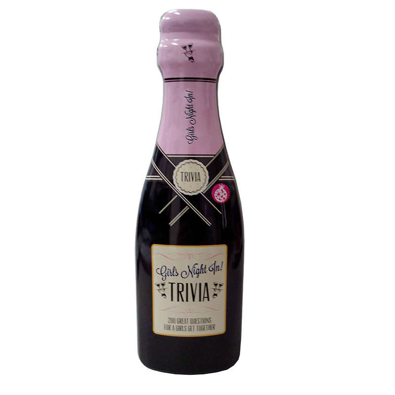 Axp-04 Trivia Bottle Wine Tin Boxes