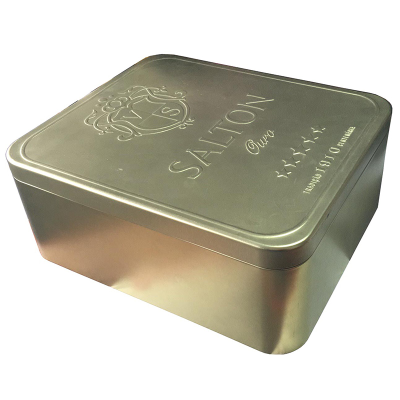 Whisky Wine Tin Box Vodka Brandy Storage Tin Can Metal Tin Box For Wine Vodka Juice Packaging