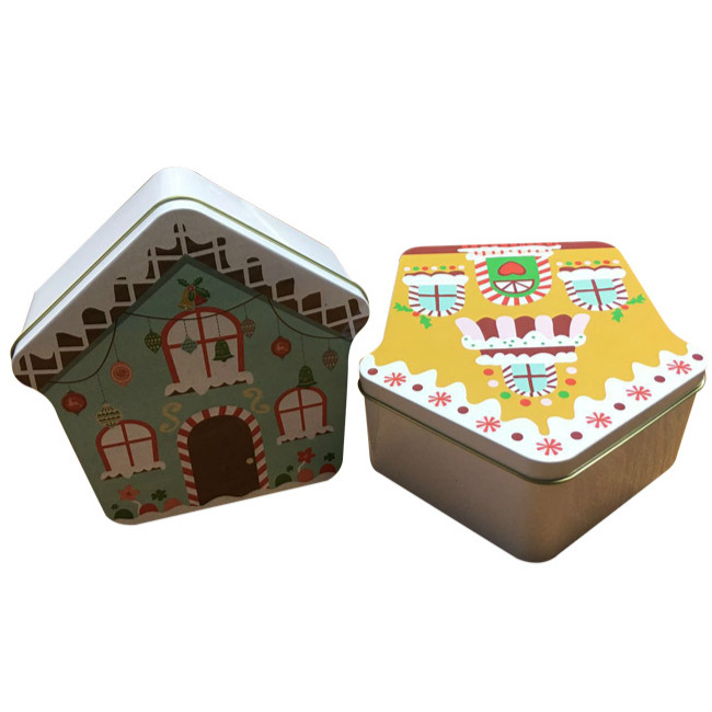 Christmas Cookie cans Janpan Biscuit Tin Boxes