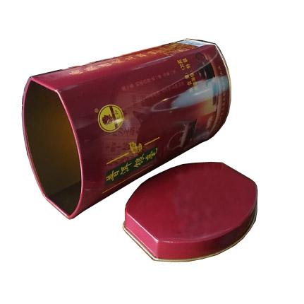 black tea tin box packaging Metal Tinplate Boxes Tin Can