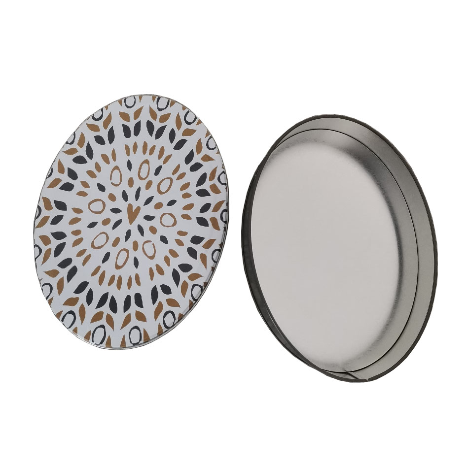 Oval Chocolate tin box Oval cookie tin can